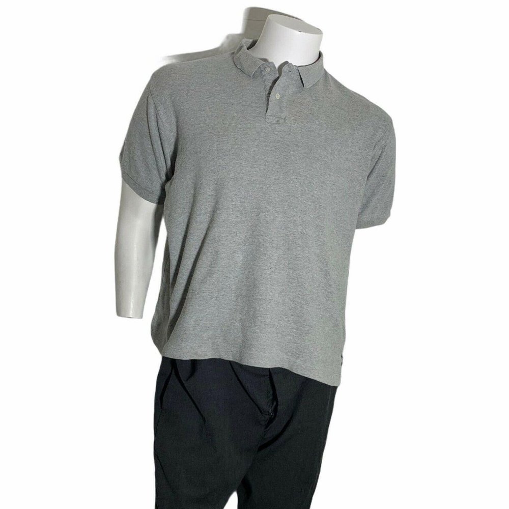 Cambridge Classics Mens Large Polo Gray
